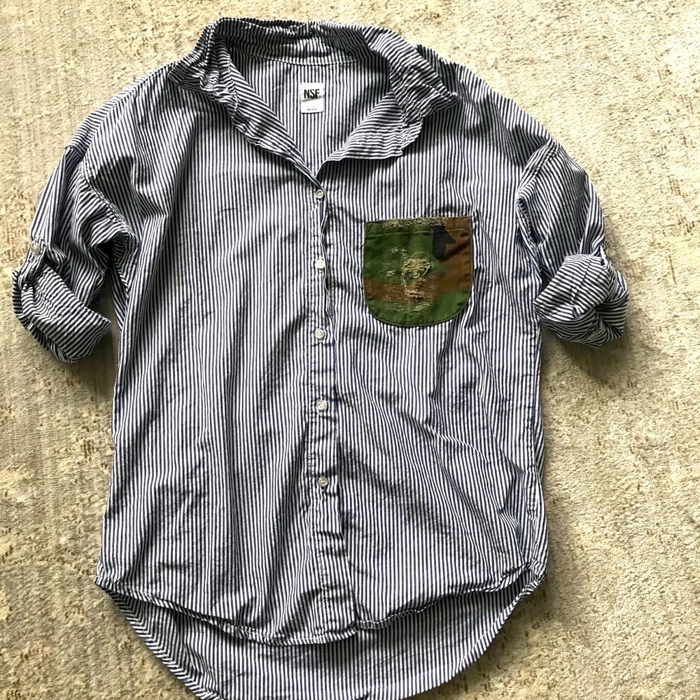 NSF button down